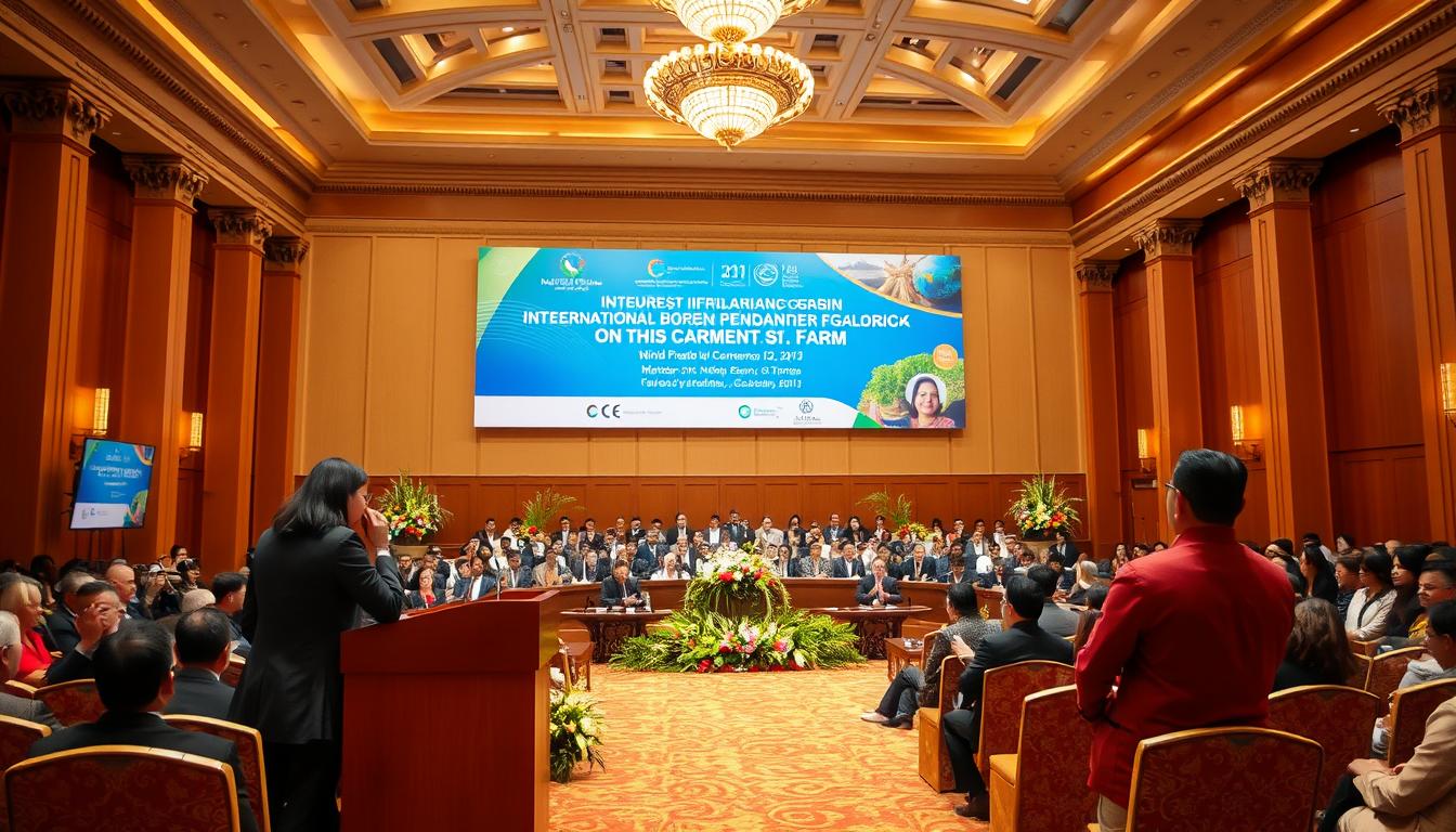 Winda Prastuti, S.Farm Resmi tunda di Konferensi Internasional Internasional