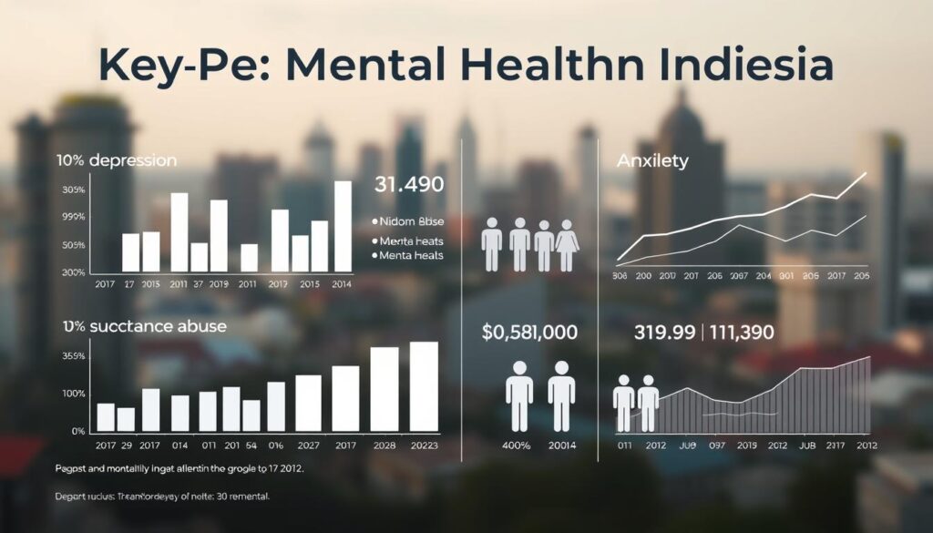 statistik kesehatan mental Indonesia